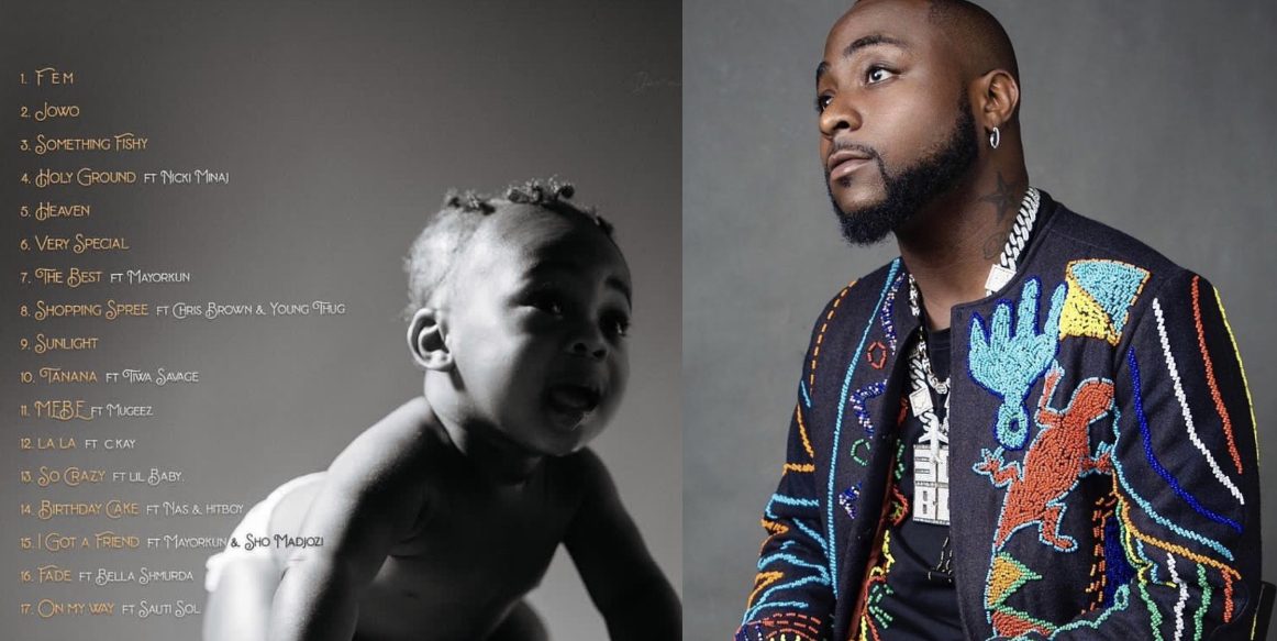 Davido unveils tracklist for 'A Better Time' album P.M. News