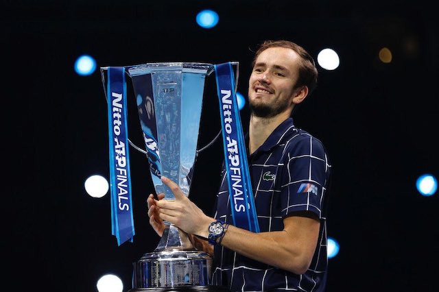 Daniil Medvedev ATP Finals champion 2020