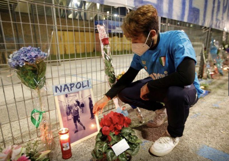 Mourning Maradona in Naples