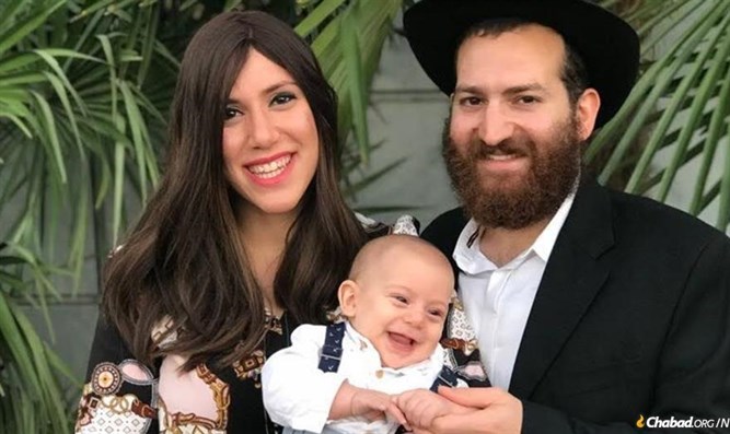 Rabbi Mendy Sternbach and his wife Mazal