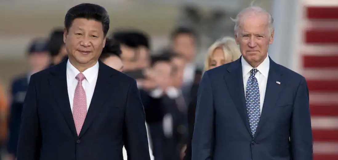 Xi Jinping and Biden in a 2015 photo