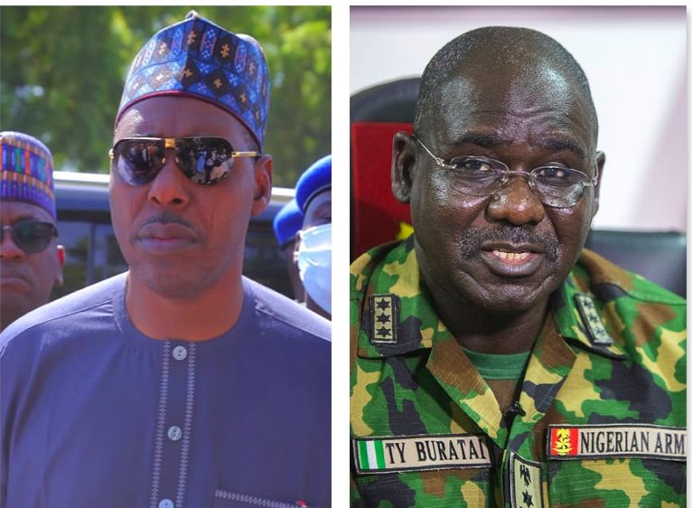 Governor Zulum blasts Buratai’s Nigerian Army