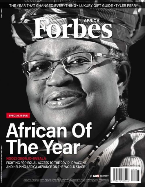 Okonjo-Iweala honoured by Forbe-CNBC