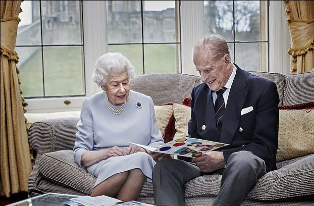 Queen Elizabeth and late Prince Philip