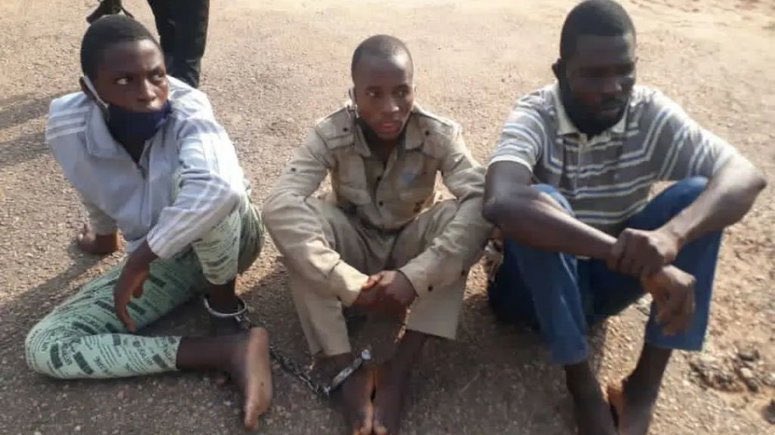 Some hoodlums arrested in Ibadan last week