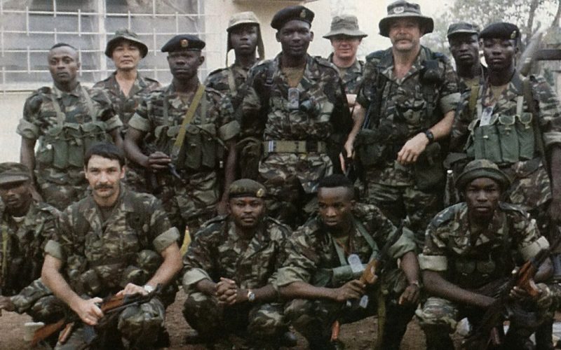 Some of the foreign mercenaries with Nigerian counterparts in 2015