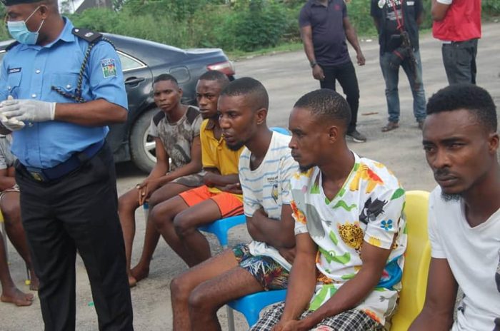 Some suspects arrested by Akwa Ibom Police Command