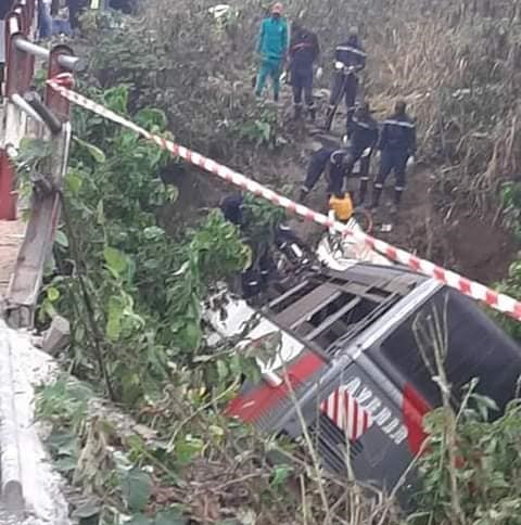 The accident in central cameroon
