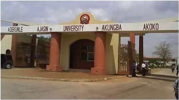 Adekunle Ajasin University, Akungba Akoko, Ondo State main gate