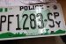 A Police spy number plate