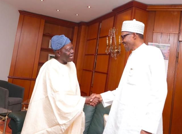 Buhari and Chief Bisi Akande