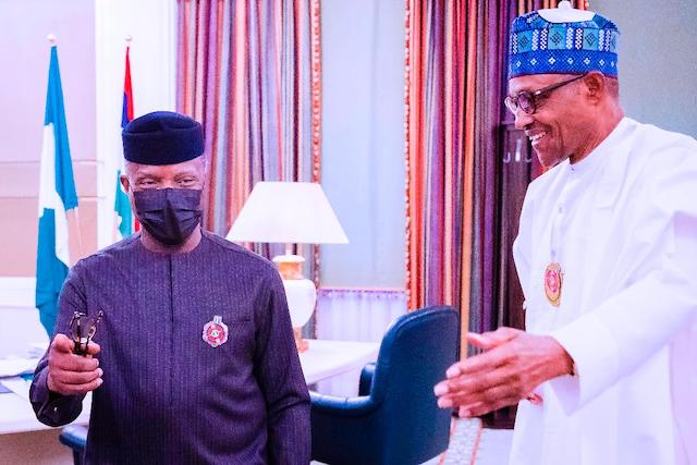 Osinbajo and Buhari on Tuesday