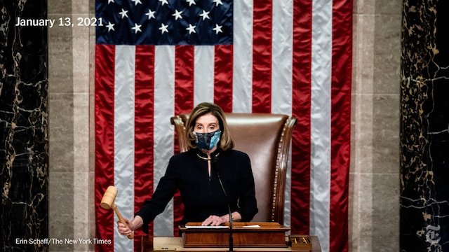 Pelosi US House Speaker: bill on Jan. 6 commission passes 