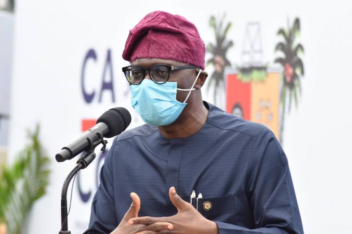 Sanwo-Olu- COVID-19 cases in Lagos balloon