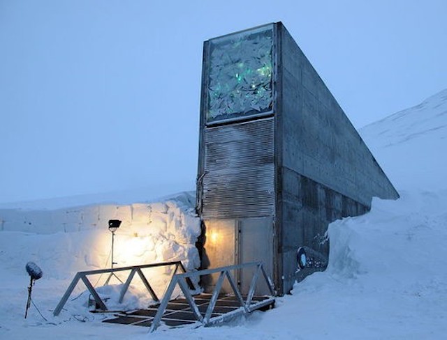 Seed bank in Longyearbyen in Norway