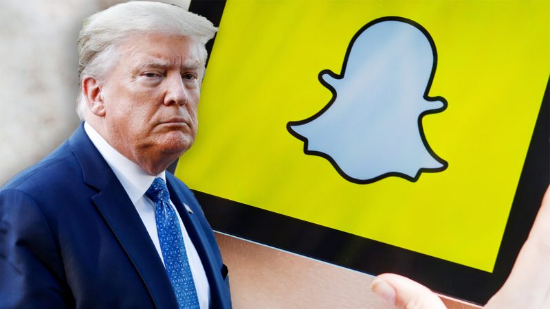 Trump kicked out of Snapchat