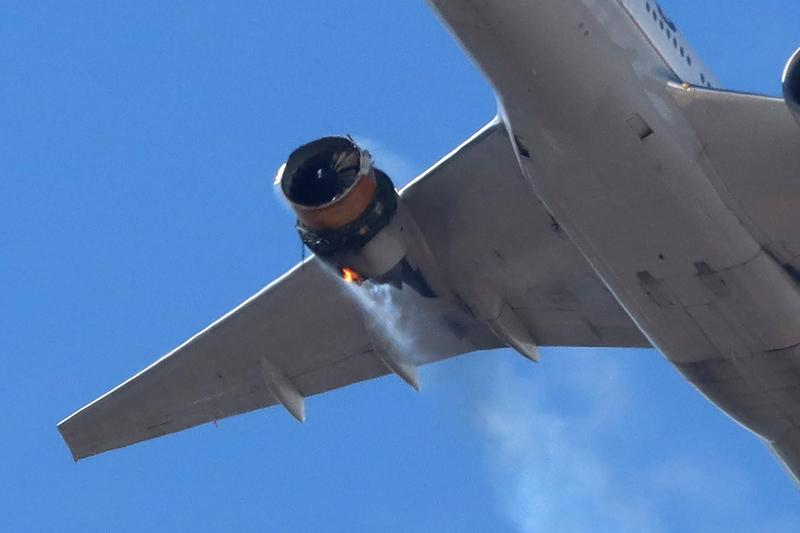 Boeing 777 engine catches fire as it flies from Denver to Honolulu