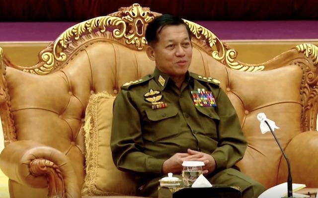 General Min Aung Hlaing, head of Myanmar juta