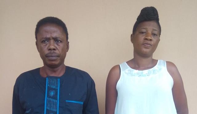 The couple going to jail: Ebiesuwa Abayomi Fredrick and Tinuola Idayat Oyegunle