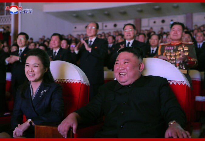 Wife of North Korea leader makes first public appearance in one year
