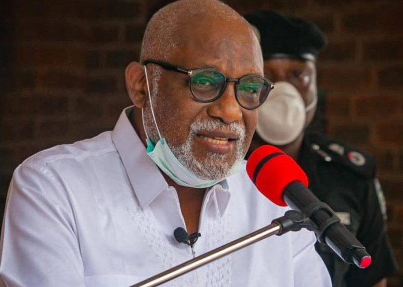 Governor Rotimi Akeredolu of Ondo: assigns portfolios to new commissioners