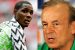 Odion Ighalo and Gernot Rohr