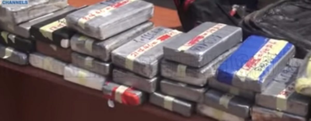 the 40 cocaine parcels seized at Tin Can Island port on 8 February