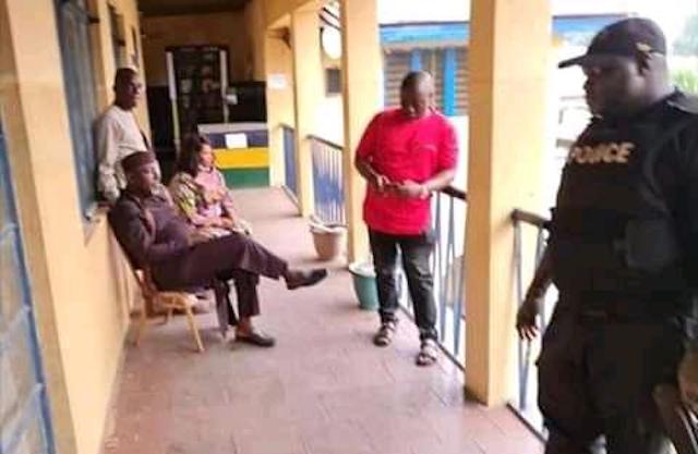 Okorocha at the Police station