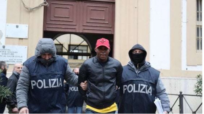 File Photo: A Nigerian arrested in Italy