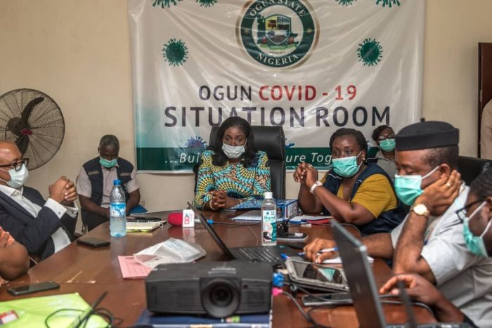 Flashback: Ogun COVID-19 situation room early last year