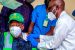 File: Gov. Ganduje receiving his COVID vaccine in the first batch