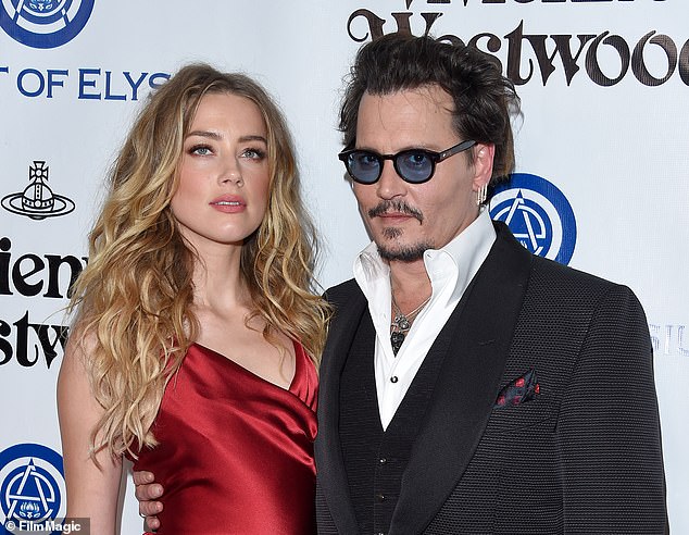 Johnny Depp and Amber Heard before the split