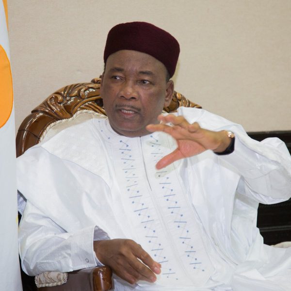 Nigerien President Mahamadou Issoufou