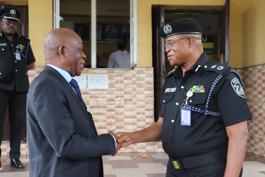 CP Eboka Friday and Chairman of RSIEC, Justice George Omereji (rtd): Police promise massive deployment of personnel for Rivers LG election