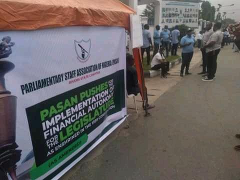 PASAN threatens to ground legislative activities nationwide with indefinite strike over failure of state governments to meet its demands.