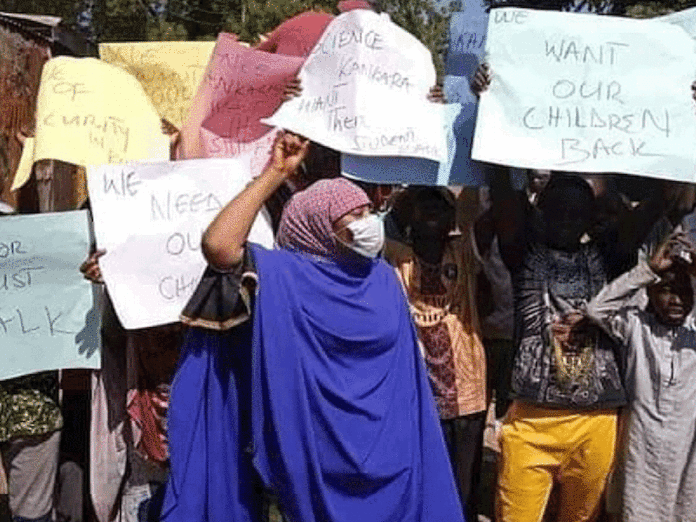 Parents protest