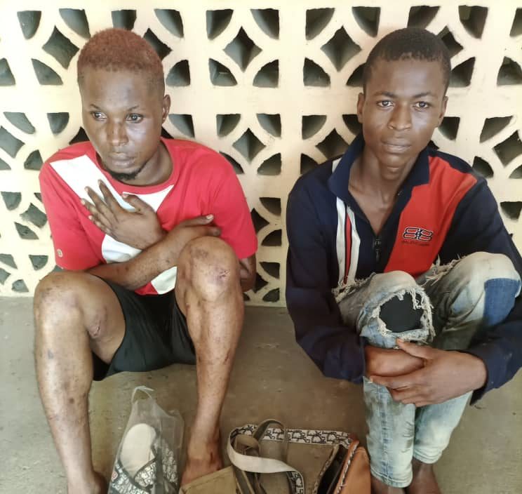 Two suspected robbers arrested