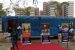 The inauguration of the Blue Bus Project in Abuja. Photo credit: Collins Yakubu-Hammer