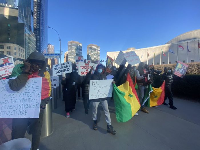Senegal: Free Sonko demonstrators at the UN in New York