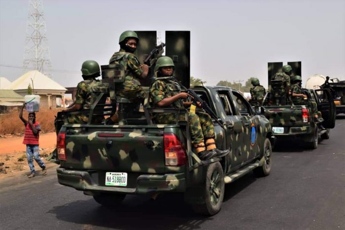 Nigerian Army says two ring leaders of IPOB/ ESN were arrested during a raid in Mgbowo community in Awgu LGA of Enugu State.