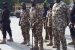Chief of Army Staff (COAS), Lt. Gen. Ibrahim Attahiru (second from right) with other military chiefs in Maiduguri