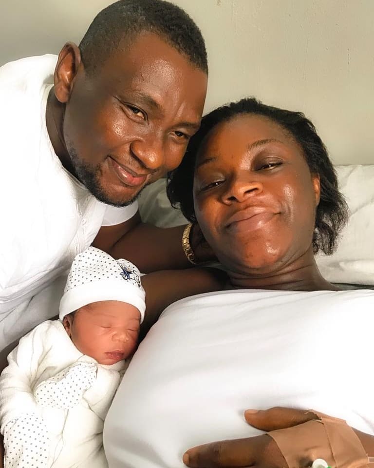 Austin Faani, new baby and Chacha Eke Faani