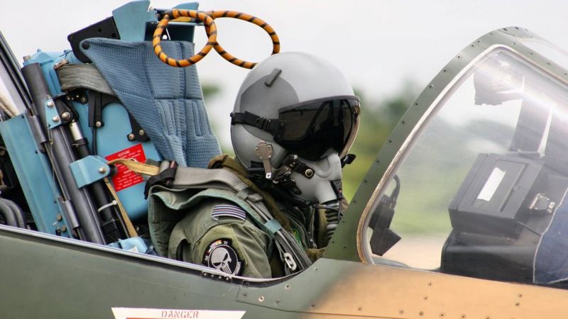 An Air Force pilot in an Alpha jet: two pilots are missing