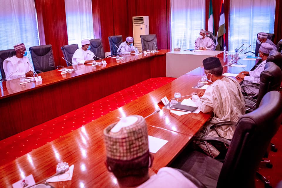 Buhari meets northern governors in Abuja
