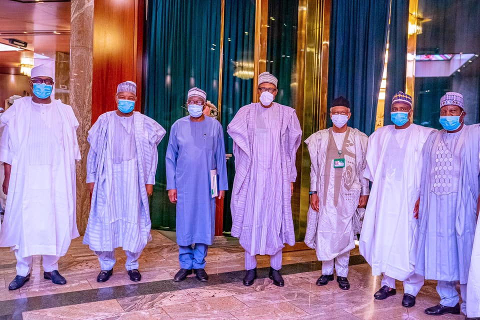 Buhari meets northern governors in Abuja