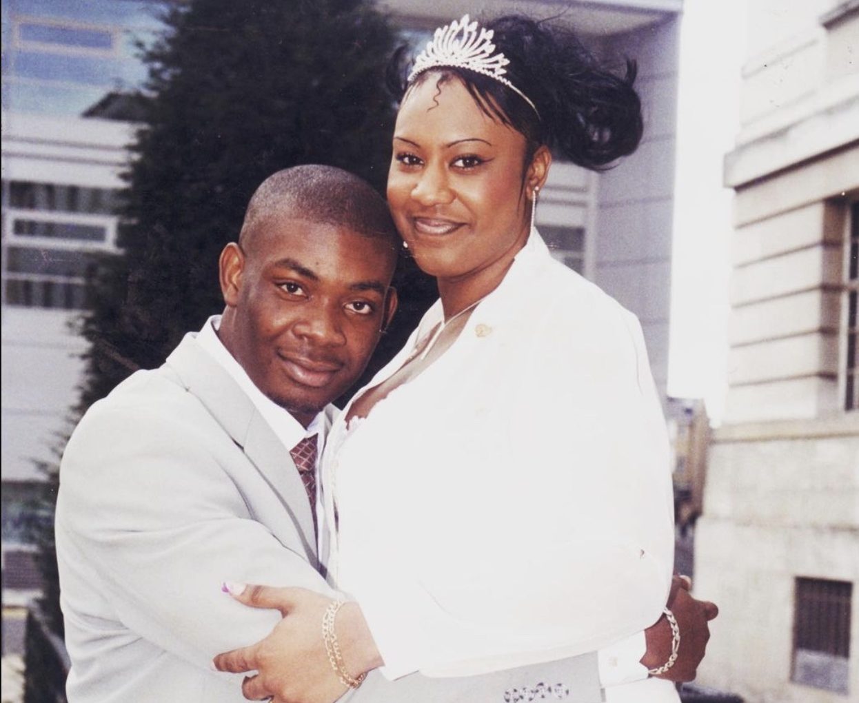 Don Jazzy and Michelle Jackson some 18 years ago