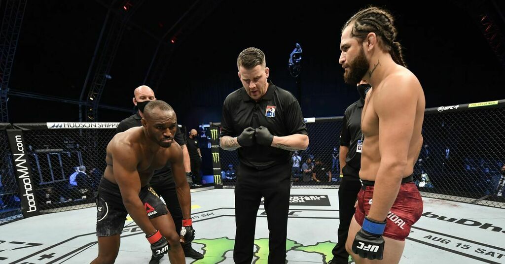 Usman Kamaru knocks out Jorge Masvidal to retain title