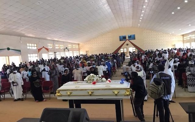 Funeral service for Dorathy Yohanna