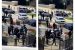 Injured U.S. Capitol policemen officers being stretchered to hospital