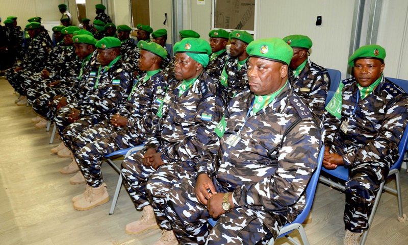 The Nigerian police contingent in Somalia